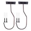 Durable Iron Wall Hook Kitchen Storage Organizers Fruits Utensils Hanging Solution Rusts Resistant Space Saving Hanger