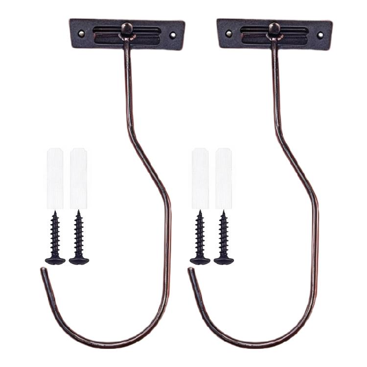 Durable Iron Wall Hook Kitchen Storage Organizers Fruits Utensils Hanging Solution Rusts Resistant Space Saving Hanger