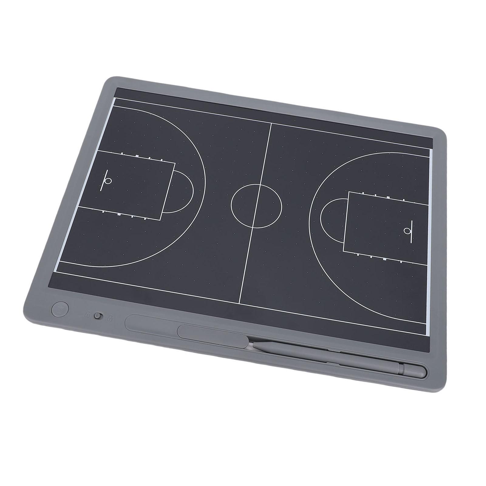 

Электронная баскетбольная доска 16 дюймов Стираемая электронная доска для разбора баскетбольной стратегии с маркером для футбола