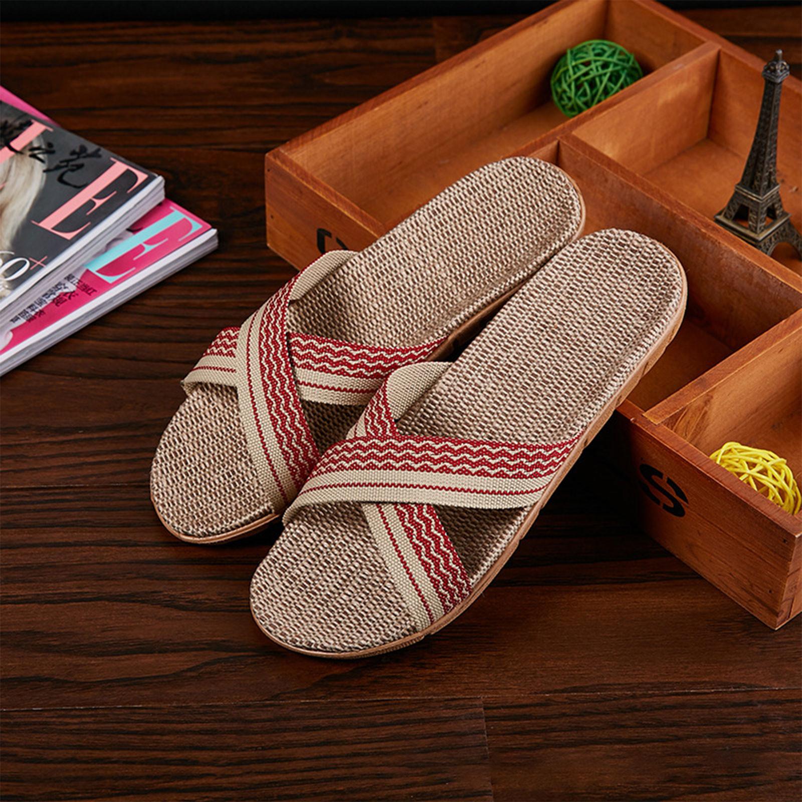 

Крутые тапочки, домашние тапочки, домашние бесшумные тапочки на толстой подошве, женские тапочки 39-40 красный