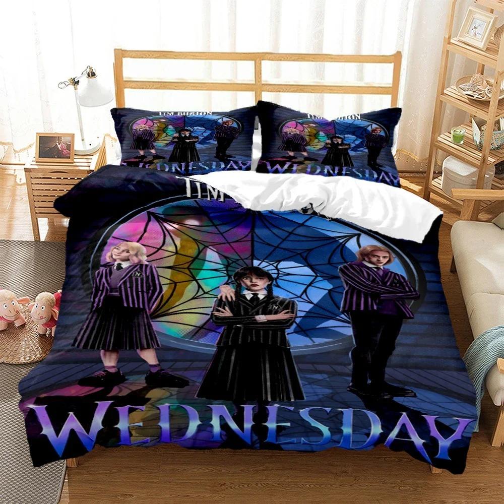 

Wednesday Digital Print Polyester Bedding Sets Child Kids Covers Boys Bed Linen Set For Teens Bedding Set Bed Set 70x133cm 2pcs