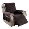 Universal Polyester Square Pattern Sofa Cushion For Single Double Triple Seat Lounge Chair Protector