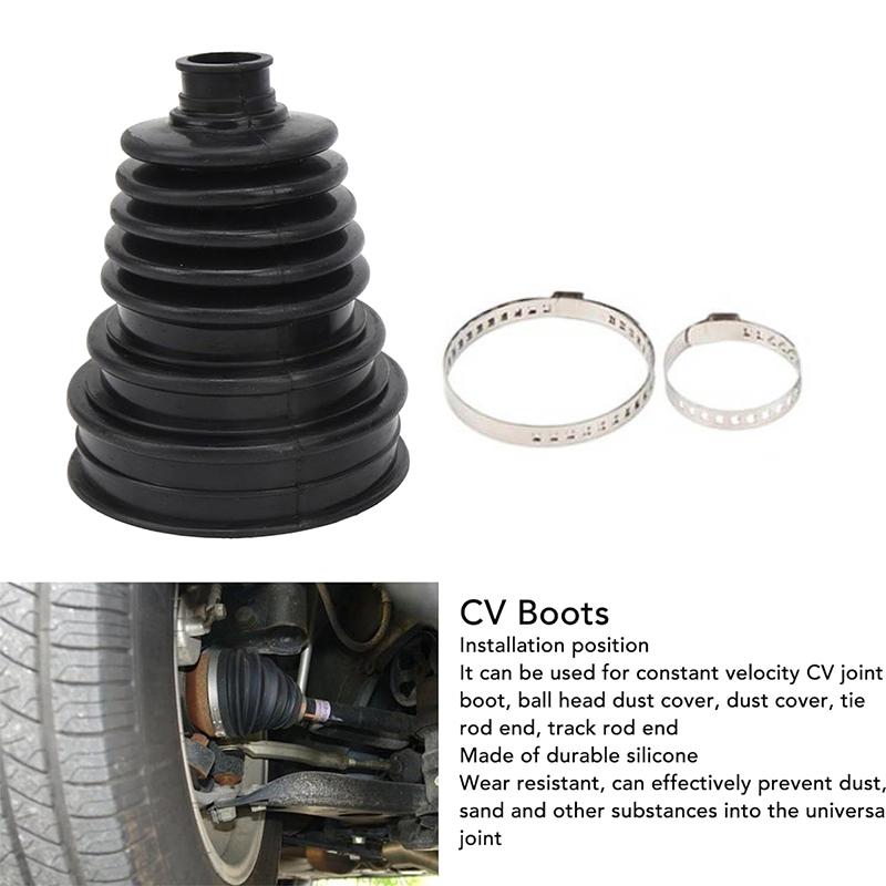 Car CV Boot Kit Constant-Velocity Dust Cover Joint Constant-Velocity Dust Cover Elasticity Drive Anti-Aging Wear UniversalHot