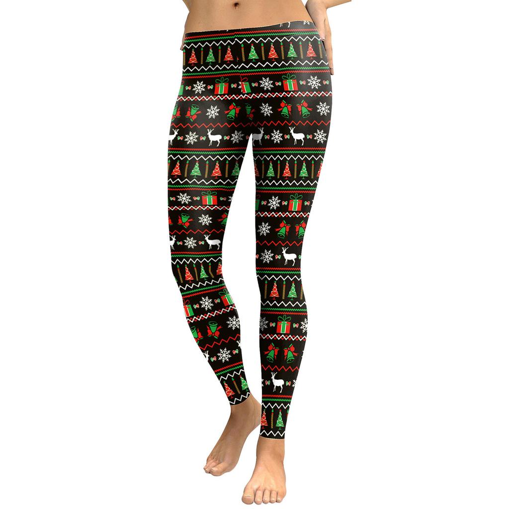 Buy Women Girls Leggings Skinny Xmas 