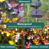 Schwankendes Schmetterlingslicht, LED-Gartenlampe, wasserdicht, automatische Aufladung, solarbetrieben, Landschaftslicht, Hof, Terrasse, Weg, Dekoration