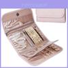 Travel Jewelry Organizer Case With Soft Polyester Material For Daily Use