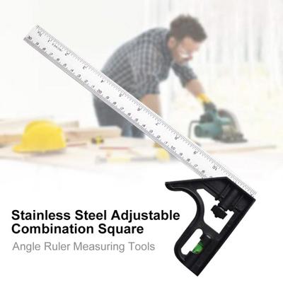 Vysoce přesný kovový nastavitelný kombinovaný měřicí nástroj se čtvercovým úhlovým pravítkem