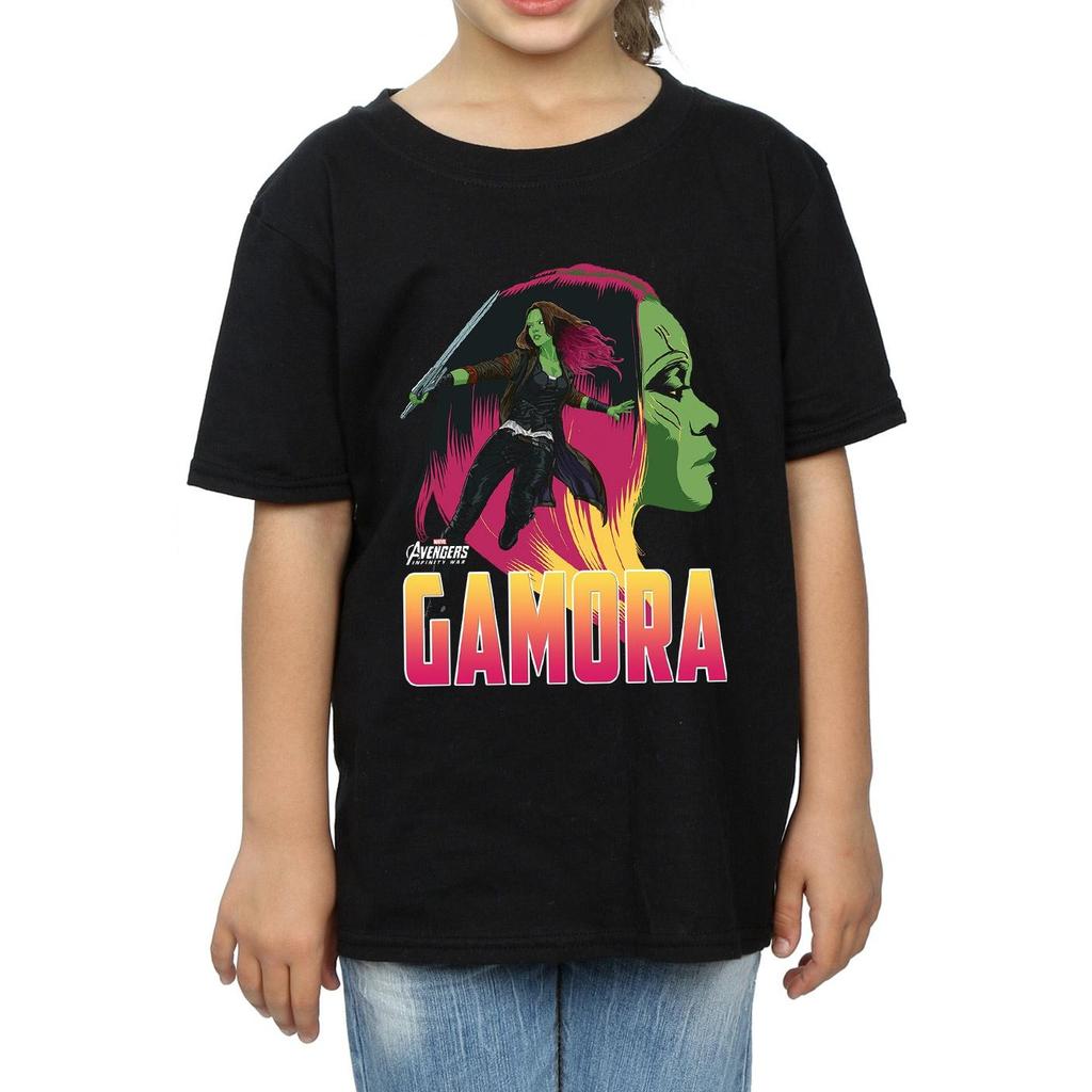 Avengers Infinity War Girls Gamora Cotton T-Shirt