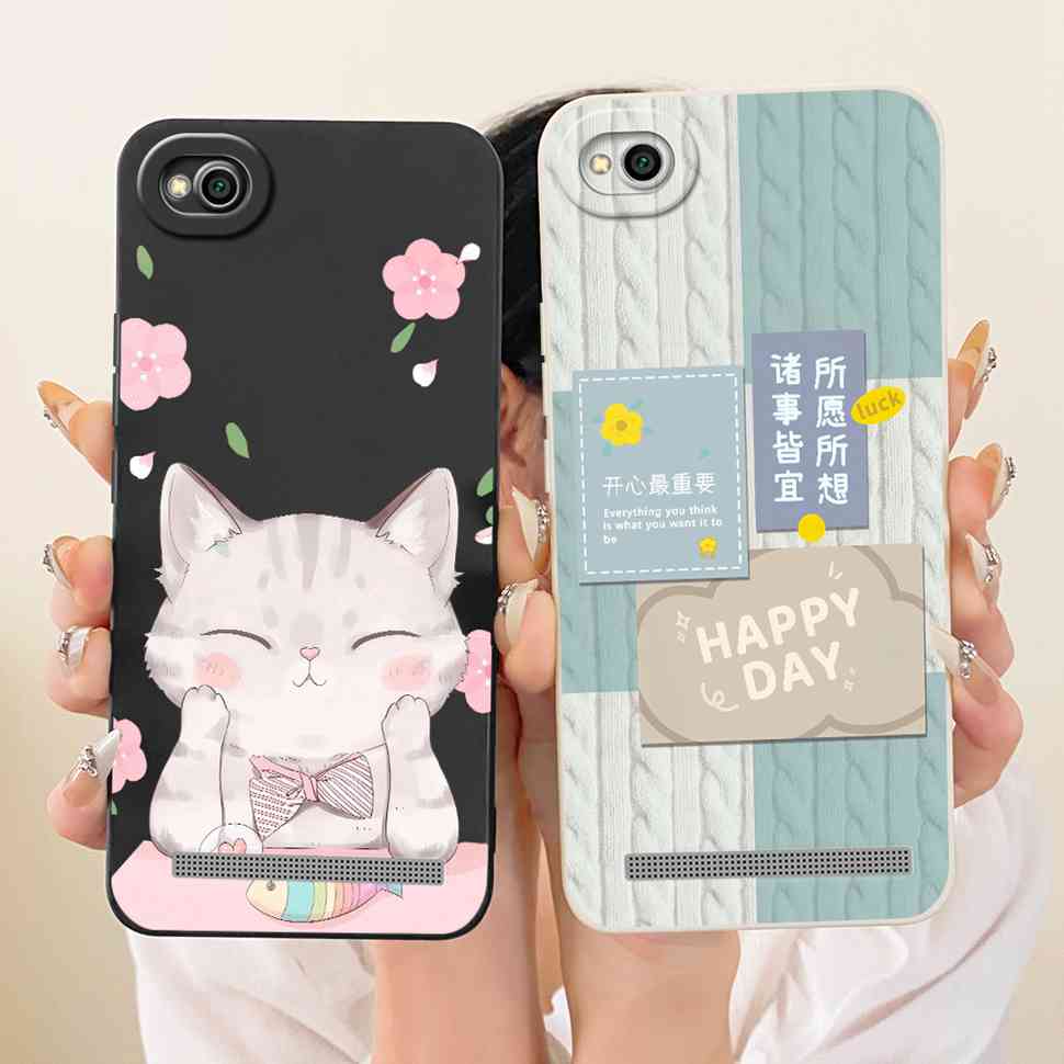 For Xiaomi Redmi 5A Case Fashion Cartoon Print Soft Silicone Cover For Redmi 5A MCG3B MCI3B Phone Protective Cases