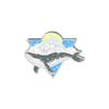 Ocean Sailing Adventure Brooch Cartoon Animal Whale Brooch Whale Space Travel Brooch Creative Backpack Badge Enamel Pins