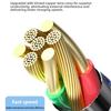 Compatible with Apple PD Fast Charging Braided Data Cable, Dual-ended Type-C 66W Mobile Phone Charging Cable