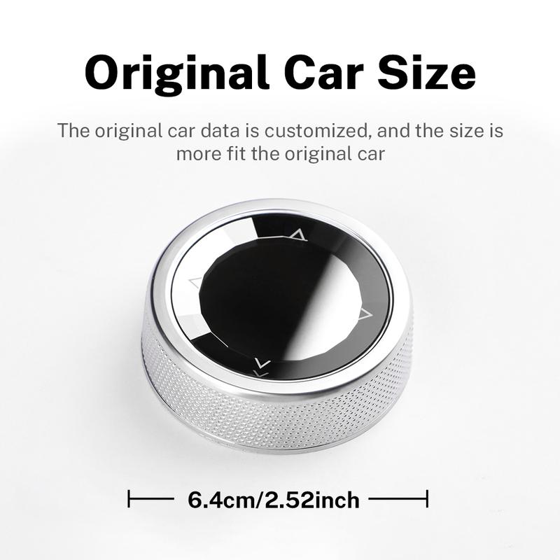 For BMW E60 E60 E61 E63 E64 E66 Car IDrive Multimedia Button Knob Cover Accessories E Chassis One-button Crystal