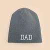 Autumn and Winter Design Simple Parents Letter Embroidery Knitted Hat Men and Women Warm Personality Cold Hat Pullover Hat