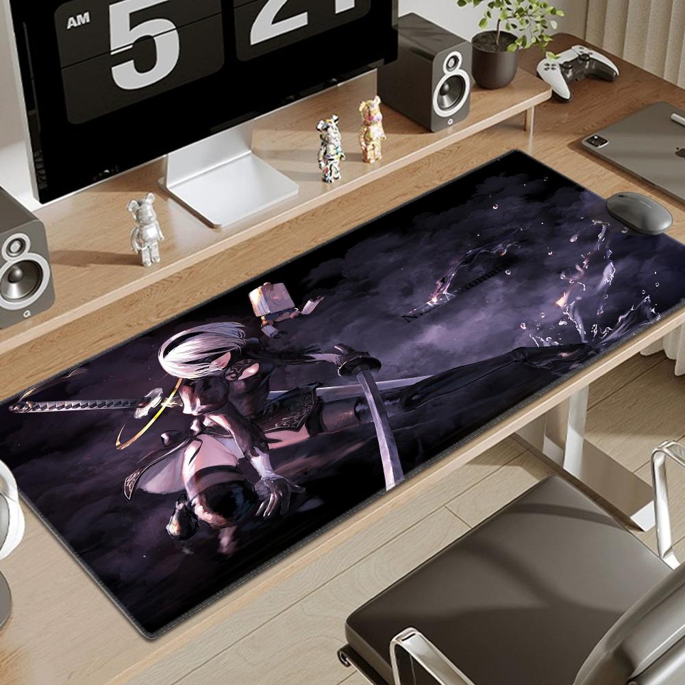 Game Nierautomata 2b Mouse Pad Large Rubber Tablepad Pc Game Mousepad Laptop Deskmat Xxl Nonslip Computer Keyboard Mouse Mat