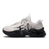 Bubble Shoes Fashion Trend Versatile Height Increasing Low Top Dad Shoes Women Sneaker Off-White Black T12W521010FWB