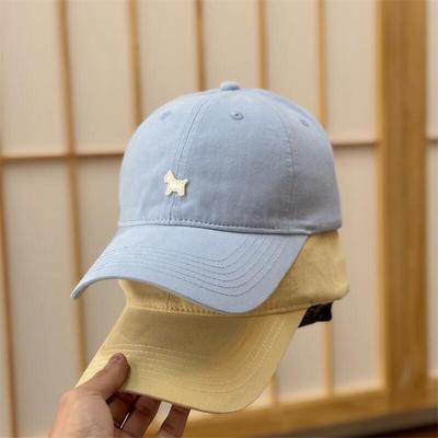 New American-style Pony Letter Baseball Cap for Women, Versatile Street Style, Face-slimming Duckbill Cap, Suitable for Couples' Outings, Sun