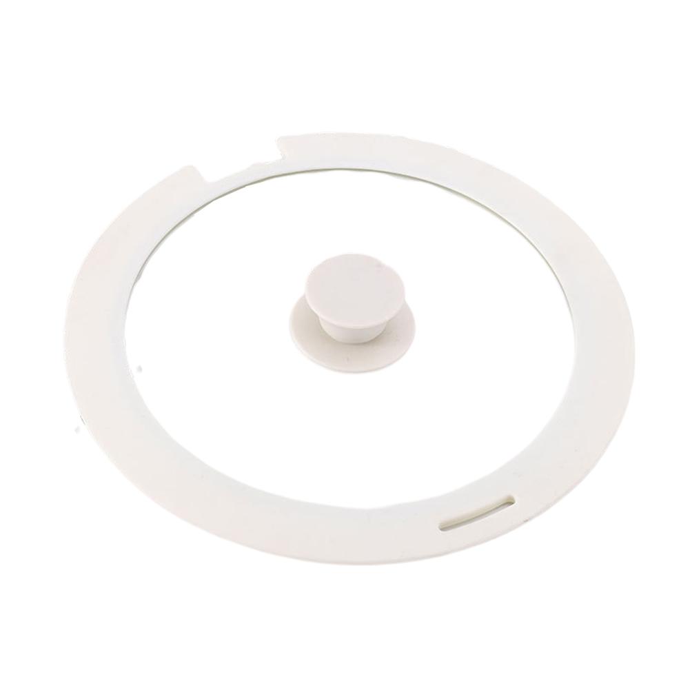 Sleek Black White Silicone Lids Available In Size Range of 18cm To 26cm