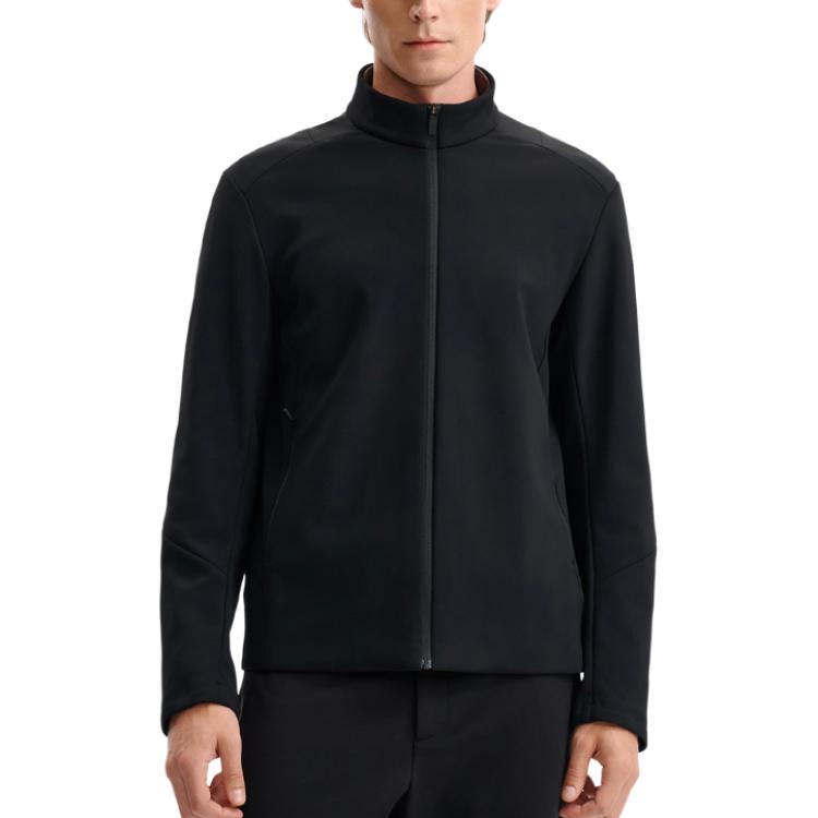 Fila Fleece Knit Warm Skin-Friendly Long Sleeve Jacket Men Jackets Blue F11M542502F-BK