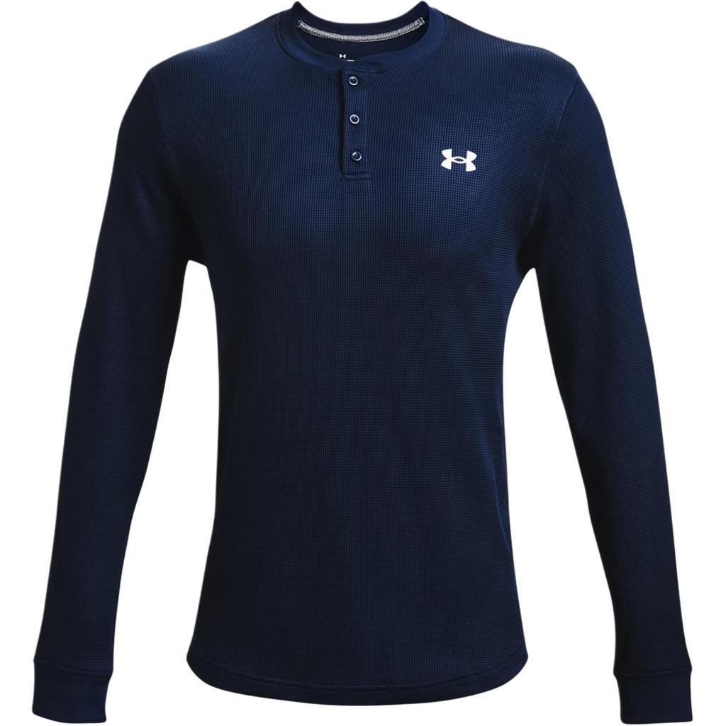 Under Armour Casual Training Retro Football Sports Long Sleeve T-Shirt Men Tops Dark-Blue 1302356-408