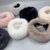 Fluffy Fur Women'S Winter Hat Warm Ear Protection Snow Ski Cap Female Faux Fox Fur Headband Hat Windproof  Hat