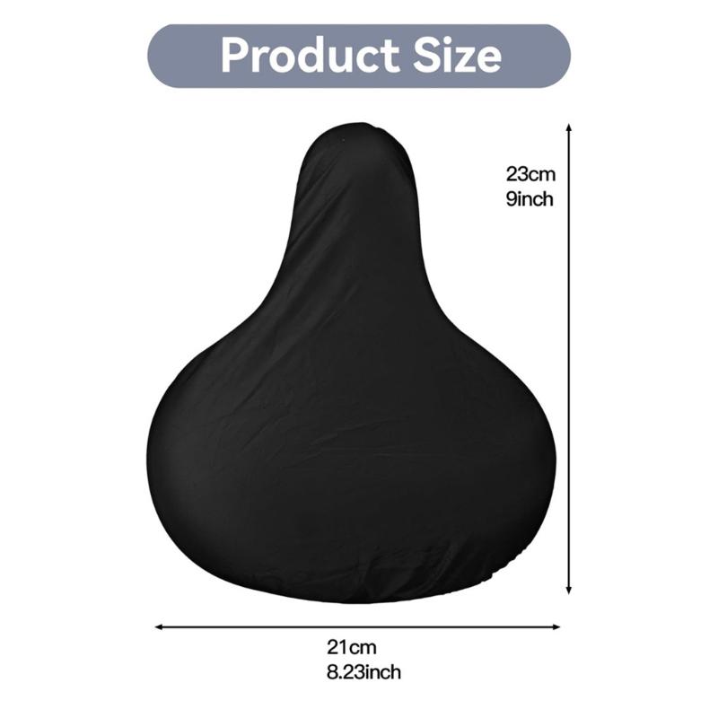 2/4pack Light Weight Folded Bicycles Saddles Cover With Elastics Border Easyly Install And Various Weather Protecting