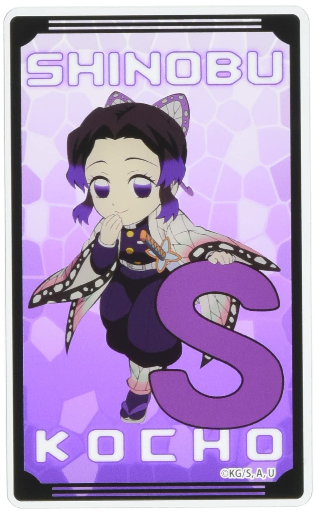 

Акриловая карточка Алфавит Kimetsu no Shinobu Kocho Ver. «Убийца демонов Яиба»
