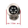 Colorful LED Underwater Fountain Spotlight, 6W/12W, 12V/24V, Waterproof Landscape Light