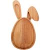 Easter Wooden Serving Tray Easter Charcuterie Board Easter Bunny Egg Plates Dishes Cheese Display Food Dish for Butcher Block Vegetables Fruit Salad