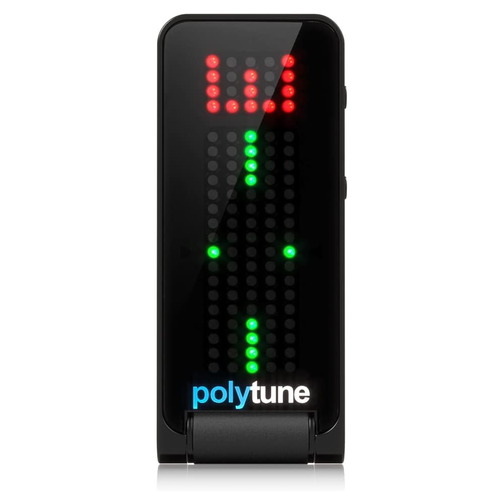 tc electronic polytune clip Black clip-on polyphonic tuner