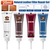 20ml Leather Filler Repair Gel Car Seat Sofa Coats Holes Scratch Cracks Complementary Refurbishing Cream Paste for Wash & Mainte