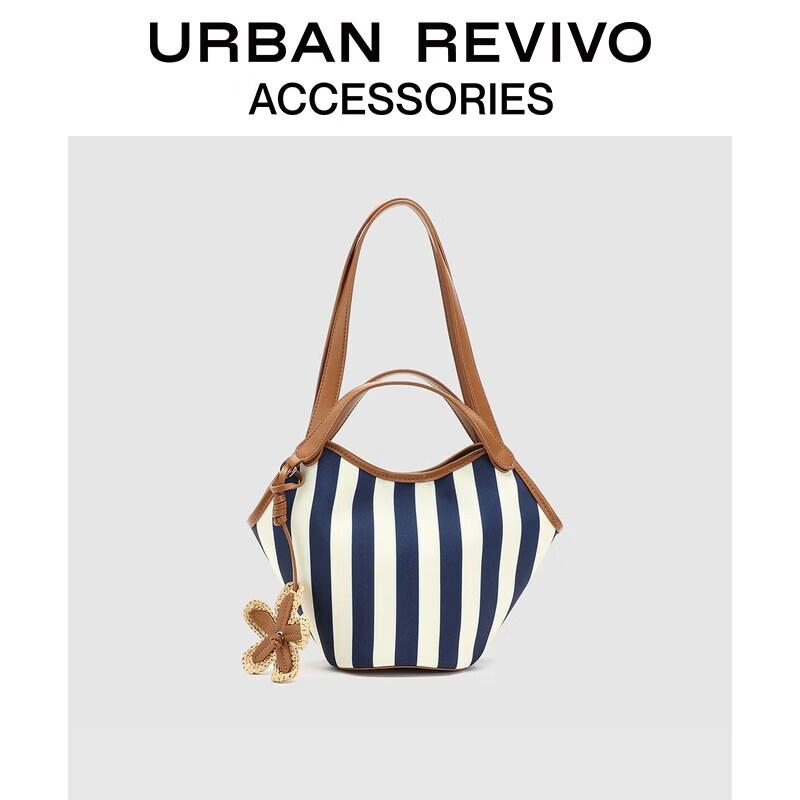 URBAN REVIVO Striped Casual Handbag One Size