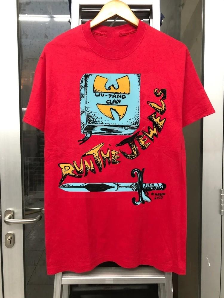 

Run The Jewels Band Again Tour 2025 T Shirt Full Size S-5XL BT943 Unisex T-Shirt XXXL