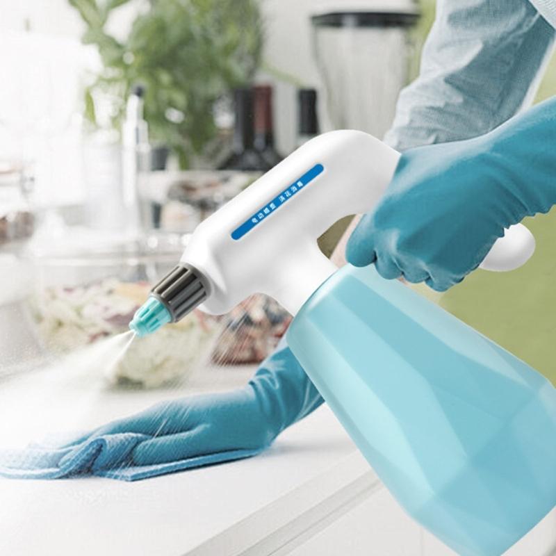 Pulvérisateur Électrique 1.2L Avec Tasse de Dosage Précise Poignée Ergonomique en ABS Rechargeable Pour Plantes et Désinfections