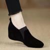 Pumps mit runder Spitze im französischen Stil zum Hineinschlüpfen Gommino Kaschmir2025Herbst Neu Hepburn-Stil Alles passend Damenschuhe