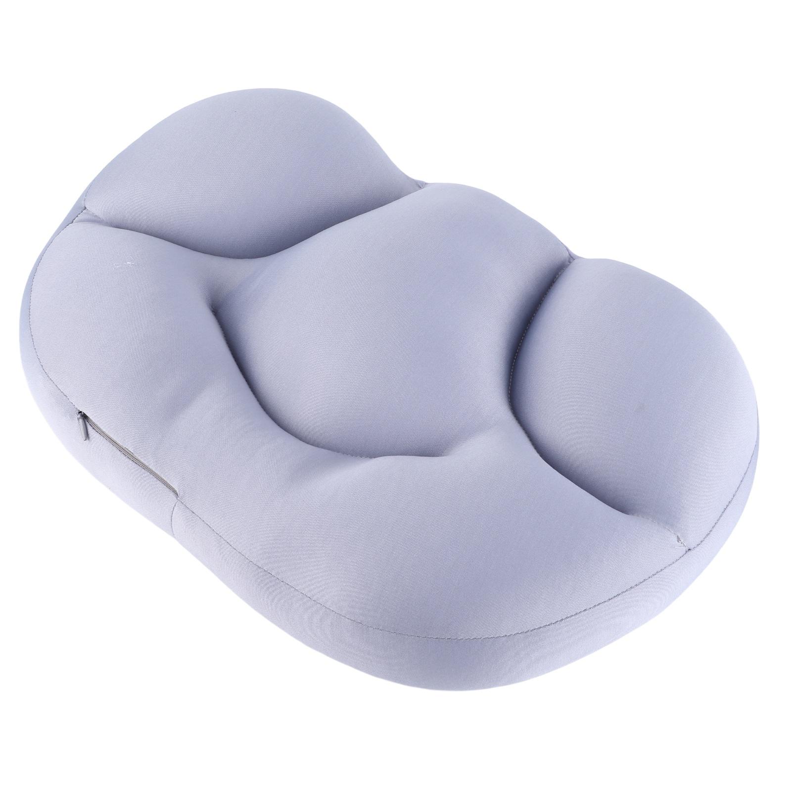 Многофункциональная подушка для сна из пеноматериала мягкая приятная для кожи поддерживающая подушку для шеи и головыСерый 1080₽