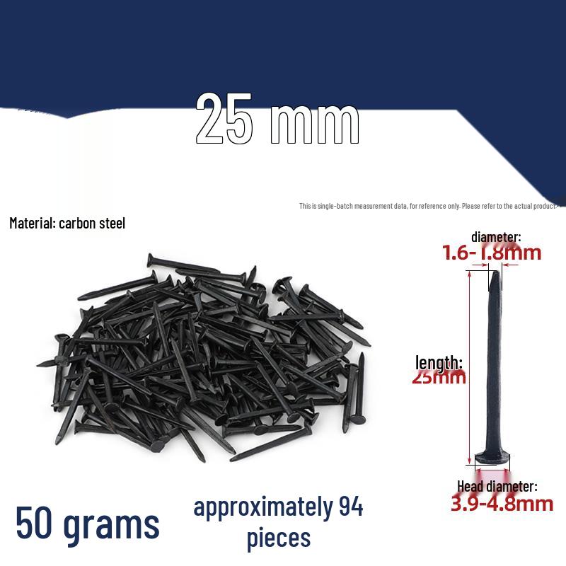 Spikeschuh Reparatur Nägel: Extrafeines Schwarzeisen für Lederschuhe