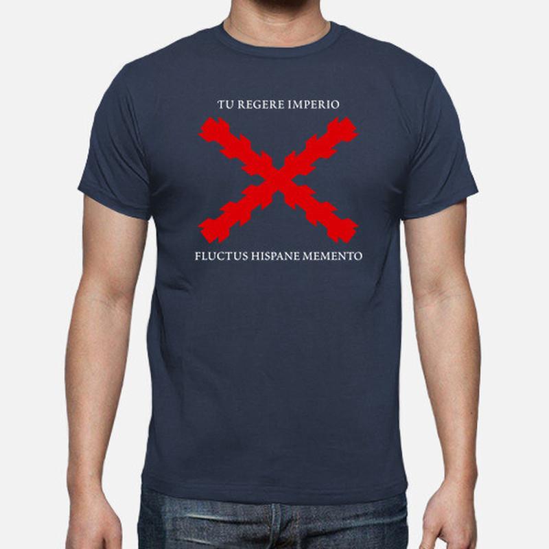 Cruz De San Andrés Con Leyenda Men TShirt Short Sleeve Casual 100 Cotton ONeck Summer T Shirt Size S3XL