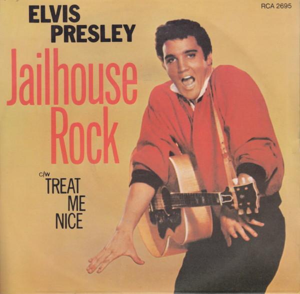 

7inch Record ELVIS PRESLEY Jailhouse Rock RCA2695 RCA Victor 1977 UK Rock Used