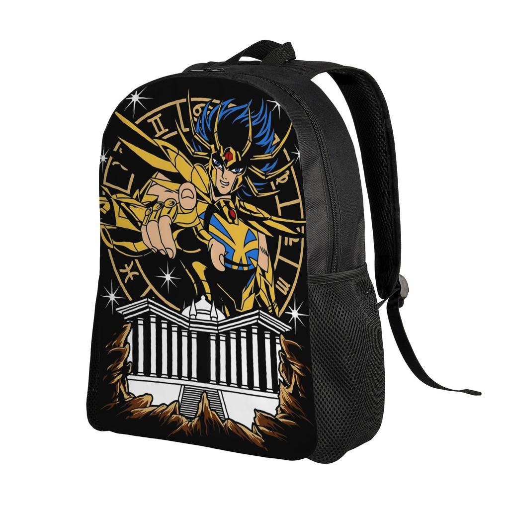 Saint Seiya Backpack Ita Bag  Mochila Light School Retro Washable Rucksack