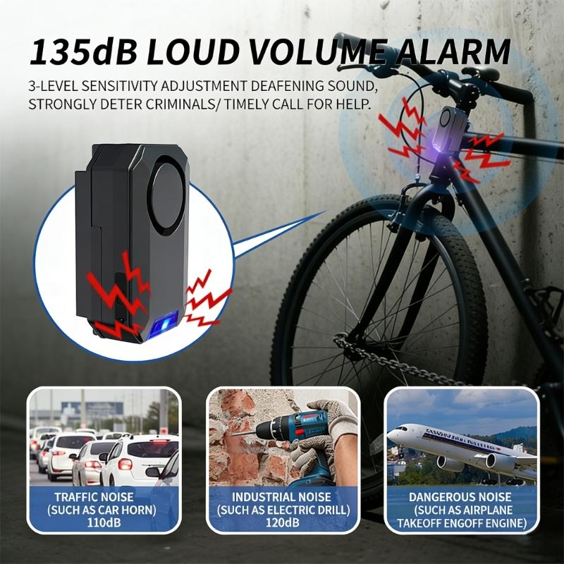 Advanced Anti Theft Security Alarm for Bicycles Motorcycles Electric Scooters with Wireless Remote Control