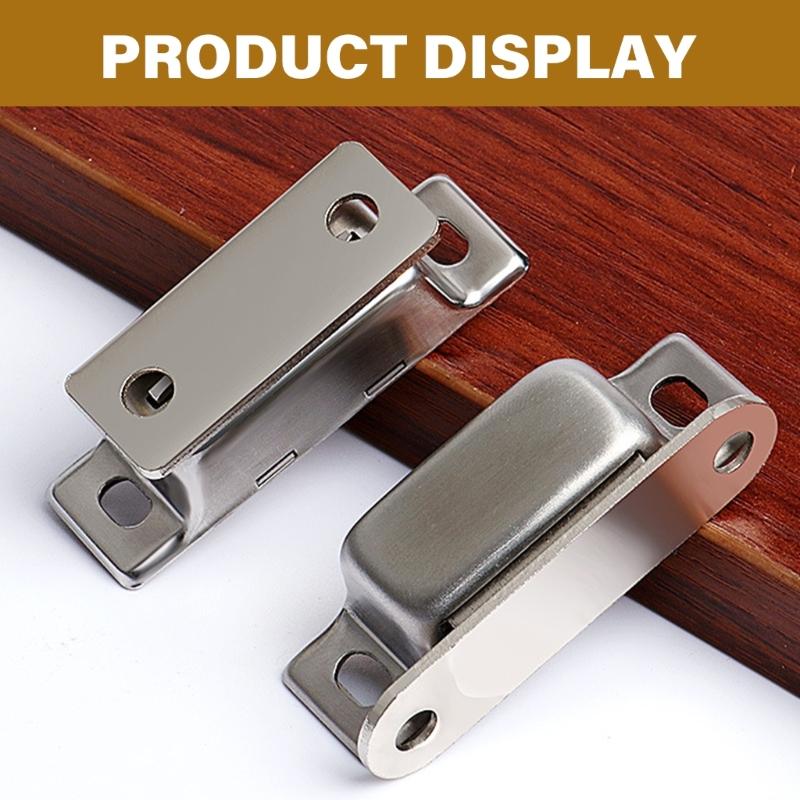 Magneti per Armadio Acciaio Inossidabile Fermaporta Ferramenta con Magnete Forte Cattura Magnetica per Porta per Armadio