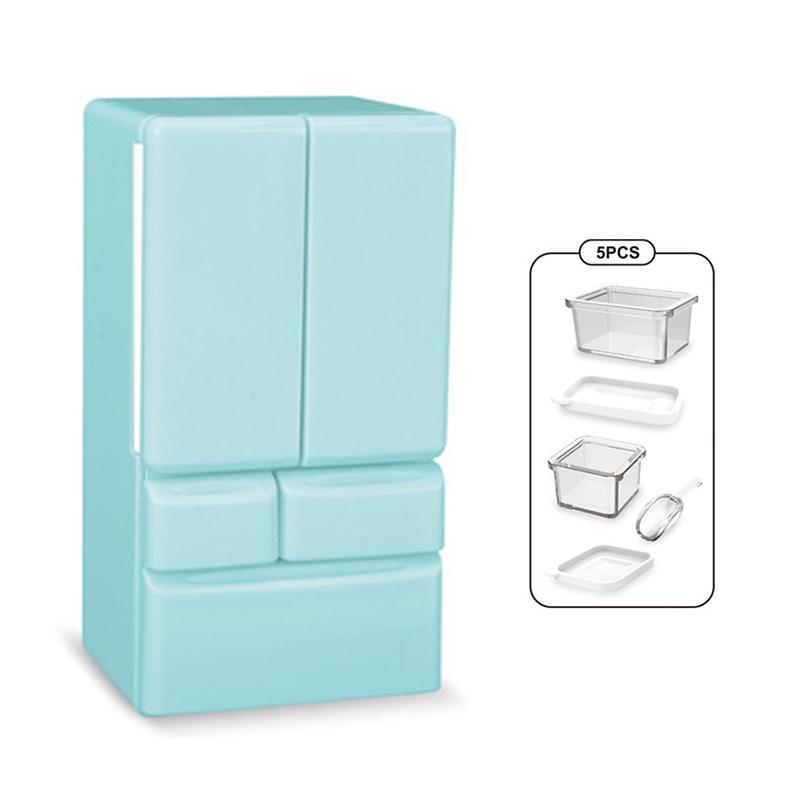 1:12 Dollhouse Miniature Refrigerator Simulation Home Appliances Model Home Decor Toy Doll House Accessories