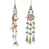 Faux Crystal Suncatcher Decoration Indoor Outdoor Garden Window Wall Hanging Rainbow Maker Sun Moon Star Ornament Pendant