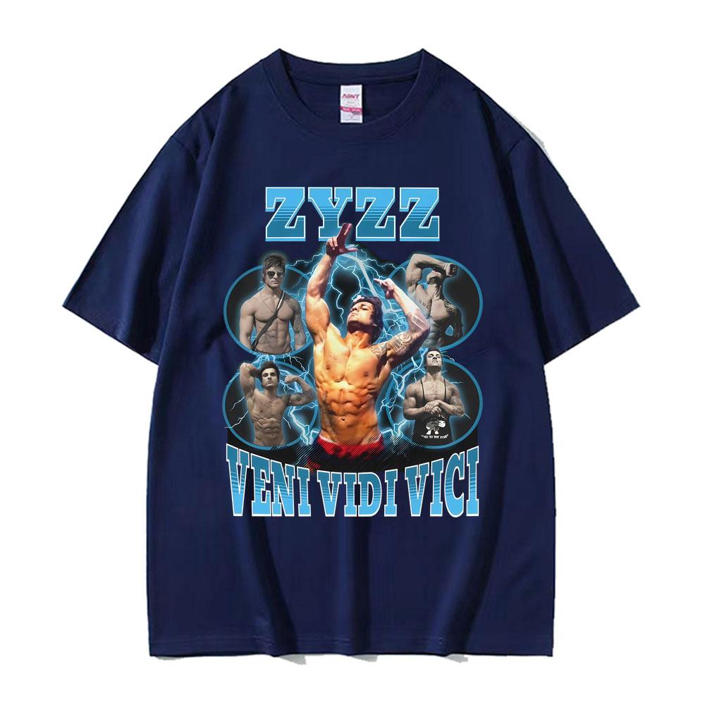 Inspiration Gym Zyzz Veni Vidi Vici Tshirt Fashion High Quality Tshirt 2025 Summer Mens Womens Extra Large Cotton Tshirt