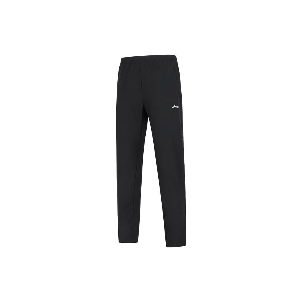 Li-Ning Lightweight Quick-Dry Breathable Straight-Leg Casual Pants Men bottoms Black AYKT347-1