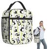 Cartoon Panda en Bamboe Patroon Geïsoleerde Lunchtas voor Vrouwen Kinderen Lekkagevrije Voedseldozen Thermische Lunchbox Draagtas