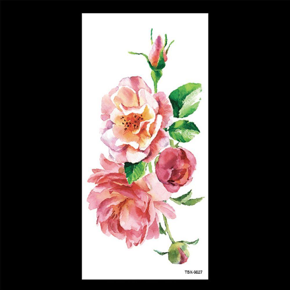 Beauty Waterproof Girl Long Lasting Arm Leg Art Fake Tattoos Temporary Tattoo Stickers Body Art