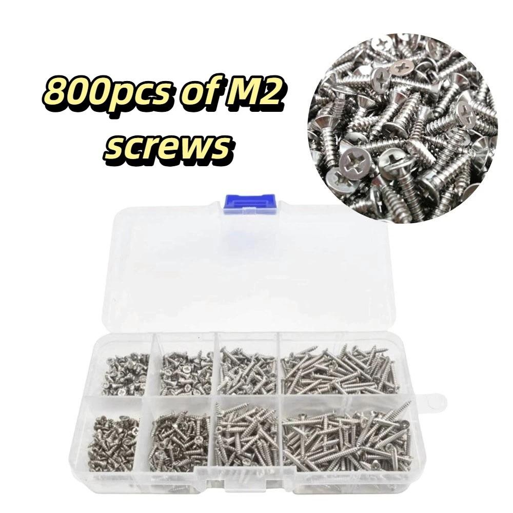 304 Stainless Steel Phillips Screws Cross Phillips Wood Screws Flat Head Screws Furniture Assembly