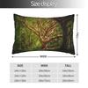 Magic Green Tree Rectangle Pillowcase Cushion Cover Decor Bedroom Bed Home Comfort Throw Pillow