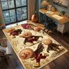 Home Bedroom Rug Bread Superman Large Area Non Slip Washable Floor Mat Gamer Room Carpet